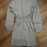 Brand New Ladies Grey Long Cardigan Size 10 Image 3