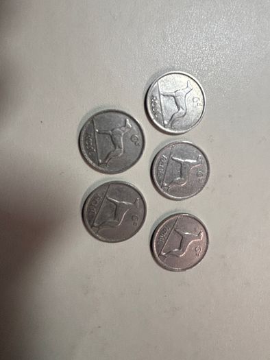 5 Irish 6 pence 6d