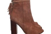 River Island Suede Heeled Boots