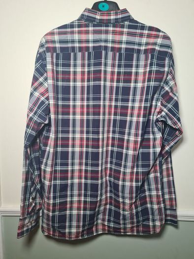 Mens Tommy Hilfiger Check Shirt Custom Fit Size Xl Extra Large