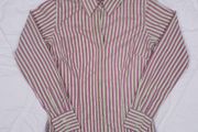 Thomas Pink Jermyn Street London Green Pink Striped Cotton Dress Shirt 8UK/36EU