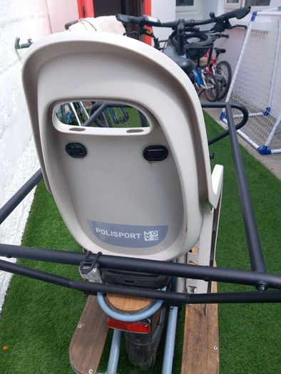 polisport pannier bike child seat