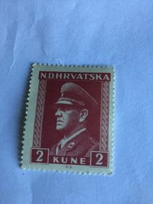 Rare/Genuine WW2 Croatia stamp