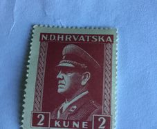 Rare/Genuine WW2 Croatia stamp