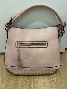 Ladies pink handbag