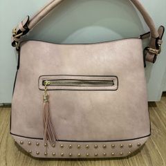 Ladies pink handbag