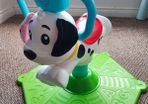 Fisher Price - bounce and spin puppy ride on