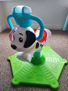 Fisher Price - bounce and spin puppy ride on