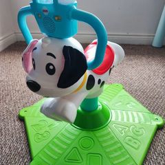 Fisher Price - bounce and spin puppy ride on