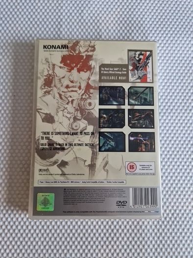 Metal Gear Solid 2 PlayStation2 Ps2 Games Original