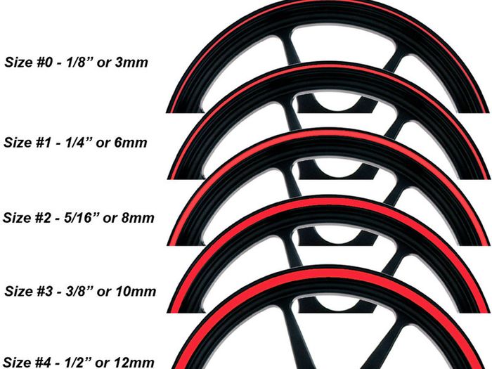 Motorcycle Rim Stripes Wheel Tape