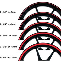 Motorcycle Rim Stripes Wheel Tape