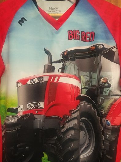 Big Red Massey tractor jersey