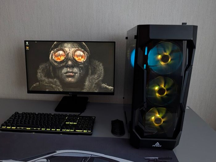 Full Setup Intel Core 10th Gaming PC | LG 24" FHD Monitor | 16GB | M.2 | MSI MAG | Digital Cooler | WiFi | Antec