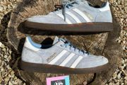 Adidas Spezial Retro Light Blue Suede Gum White Leather