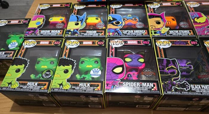 Marvel Funko Blacklights Joblot