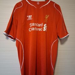 Liverpool Jersey. Official Warrior Liverpool FC Mens Home Jersey.  Steven Gerrard Name And Number. Authentic Original. Not A Modern Day Remake.