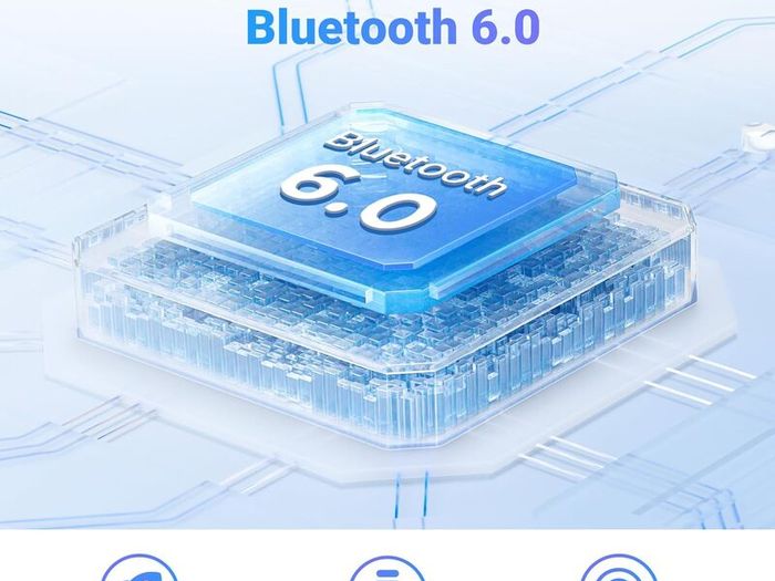 Bluetooth 6.0 Transmitter Receiver, Dual Connection, 18H Long Playtime, Mic for Calls, 2-in-1 Wireless Aux Bluetooth Adapter for TV, Airplane, Headphone, Airpods, Speaker, Car