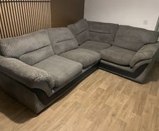 Grey corner sofa