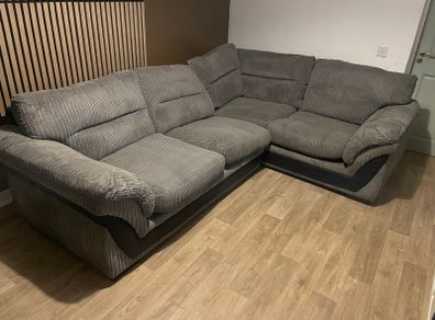 Grey corner sofa