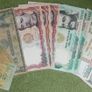 Variety of 10 Different Foreign Banknotes most of Peru Image 3