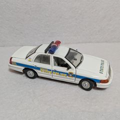 Die cast metal police car