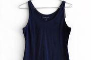 New Dunnes Stores Navy Stretch Vest Top