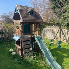climbing, swings and play house