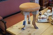 Vintage Taxidermy Deer Leg Stool