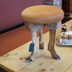Vintage Taxidermy Deer Leg Stool