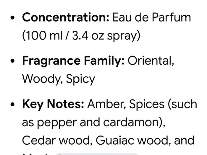 Ambre Pimente Perfume