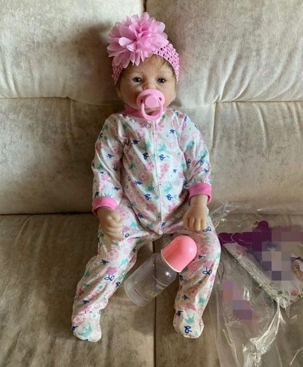 22inch lifelike reborn dolls girls silicone baby Handmade newborn toddler real life boys for kids (FREE POSTAGE)