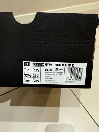 Adidas Terrex Hyperhiker Mid Hiking Shoes, Unisex Trekking Shoes, Children and Boys