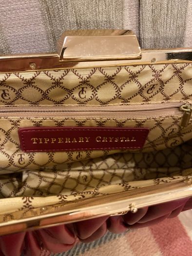 Burgundy Tipperary Crystal bag