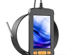 10m 4.3 Inch IPS Screen Industrial Endoscope Camera Single Dual Lens HD1080P Car Inspection Borescope IP68 Waterproof LEDs 2600mAh