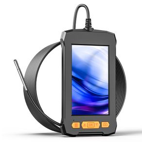 10m 4.3 Inch IPS Screen Industrial Endoscope Camera Single Dual Lens HD1080P Car Inspection Borescope IP68 Waterproof LEDs 2600mAh