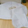 vintage Linen, boxed dressing table set, butterflies Image 3
