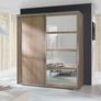 Sliding Doors Wardrobe Leo 180cm Sonoma Image 2
