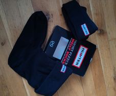 Hunter black fleece welly socks