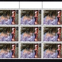 1997 Ireland Dracula Commemorative Stamps Block of 15 Mint Never Hinged (MNH)