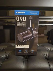 Brand New, Unopened Samson Q9U XLR/USB Dynamic Broadcast Microphone