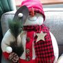Plush Weighted Snowman Image 8