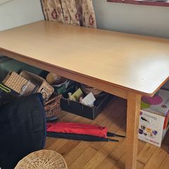 Large dining table work top bench layout surface
