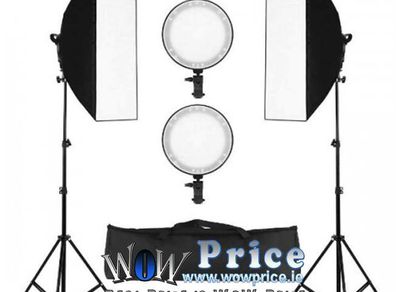 45122 45W Dimmable LED Softbox Lighting Continuous Soft Box Light Stand Kit