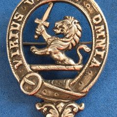 Irish Sligo clan (O'Connor) badge. Probably silver