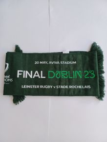 NEW Commemorative Scarf Heineken Cup Final 2023 Leinster v La Rochelle