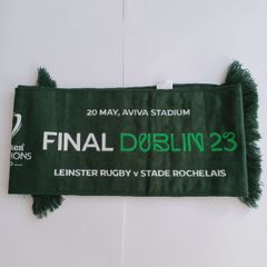 NEW Commemorative Scarf Heineken Cup Final 2023 Leinster v La Rochelle