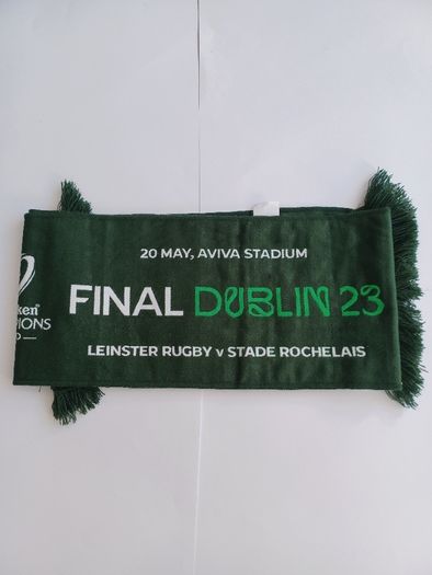 NEW Commemorative Scarf Heineken Cup Final 2023 Leinster v La Rochelle