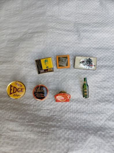 Massive Vintage Pin Badges Collection Lot - LEGO Arnotts, Guinness, Barcelona 92, Irish Memorabilia