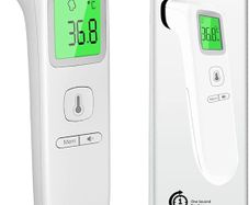 Thermometer Non Contact Fever Thermometer 1S Accurate Measurement Thermometer for Baby Adult Home School Office with Tricolor LCD Display and Fever Alarm (FREE POSTAGE)